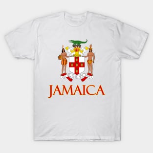 Jamaica - Coat of Arms Design T-Shirt